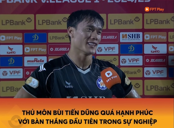 Bùi Tiến Dũng: Bàn thắng lịch sử và giấc mơ trụ hạng của Đà Nẵng