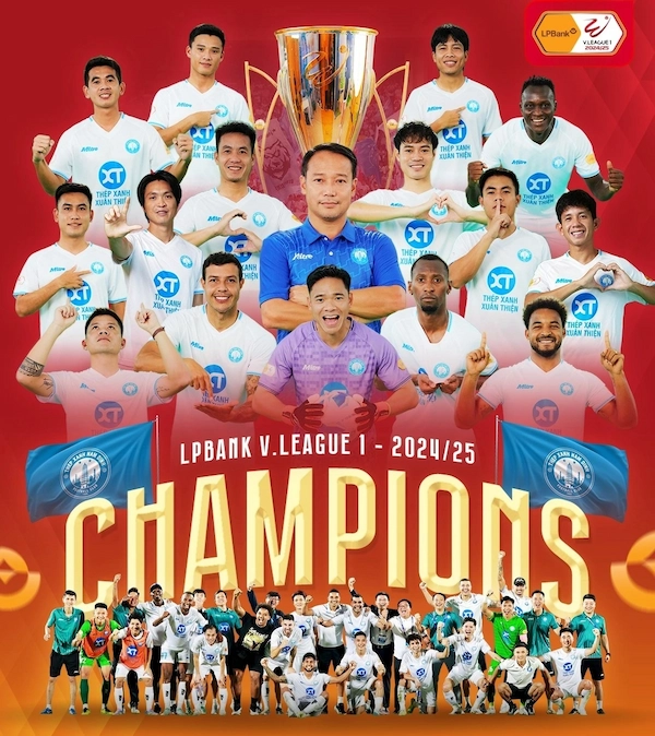 CLB Nam Định vô địch V League lần thứ mấy?