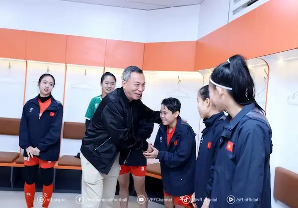 ĐT nữ Việt Nam nhận được sự động viên gì?