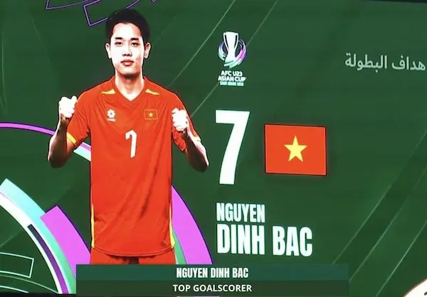 Vì sao Đình Bắc đoạt Vua phá lưới U23 châu Á 2026?